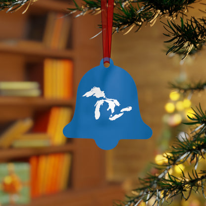 Great Lakes Christmas Ornament | Metal - Azure