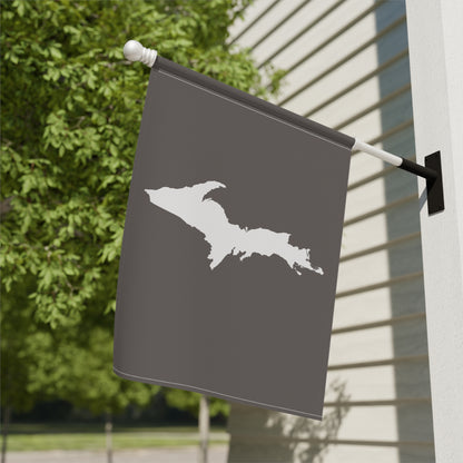 Michigan Upper Peninsula Home & Garden Flag (w/ UP Outline) | Warren Tank Grey