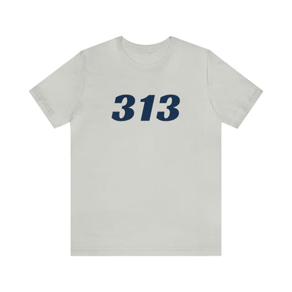 Detroit '313' T-Shirt (Racing Font) | Unisex Standard Fit