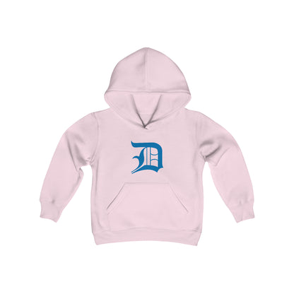 Detroit 'Old English D' Hoodie (Azure) | Unisex Youth