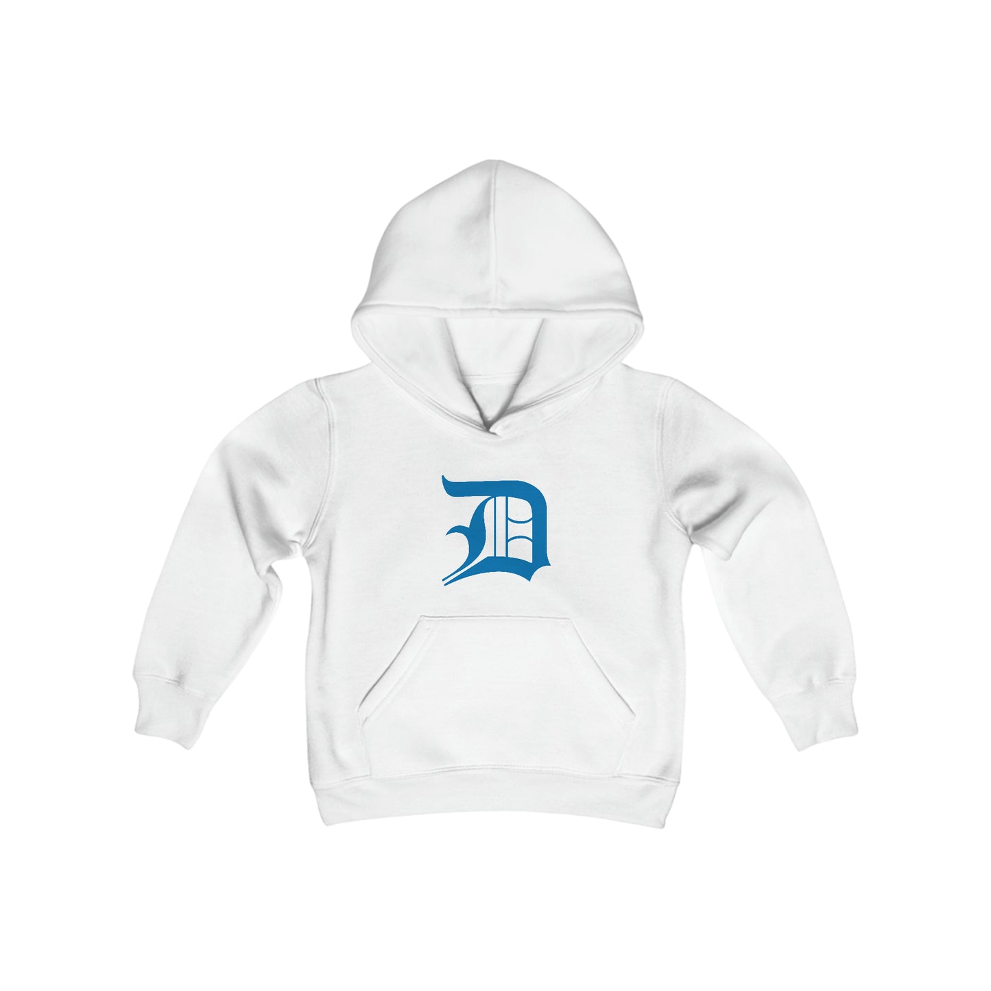 Detroit 'Old English D' Hoodie (Azure) | Unisex Youth