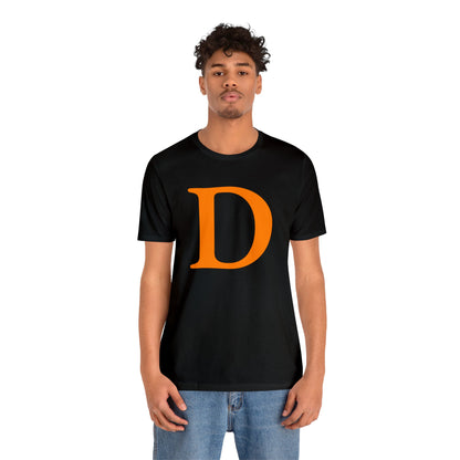 Detroit 'Old French D' T-Shirt (Orange) | Unisex Standard