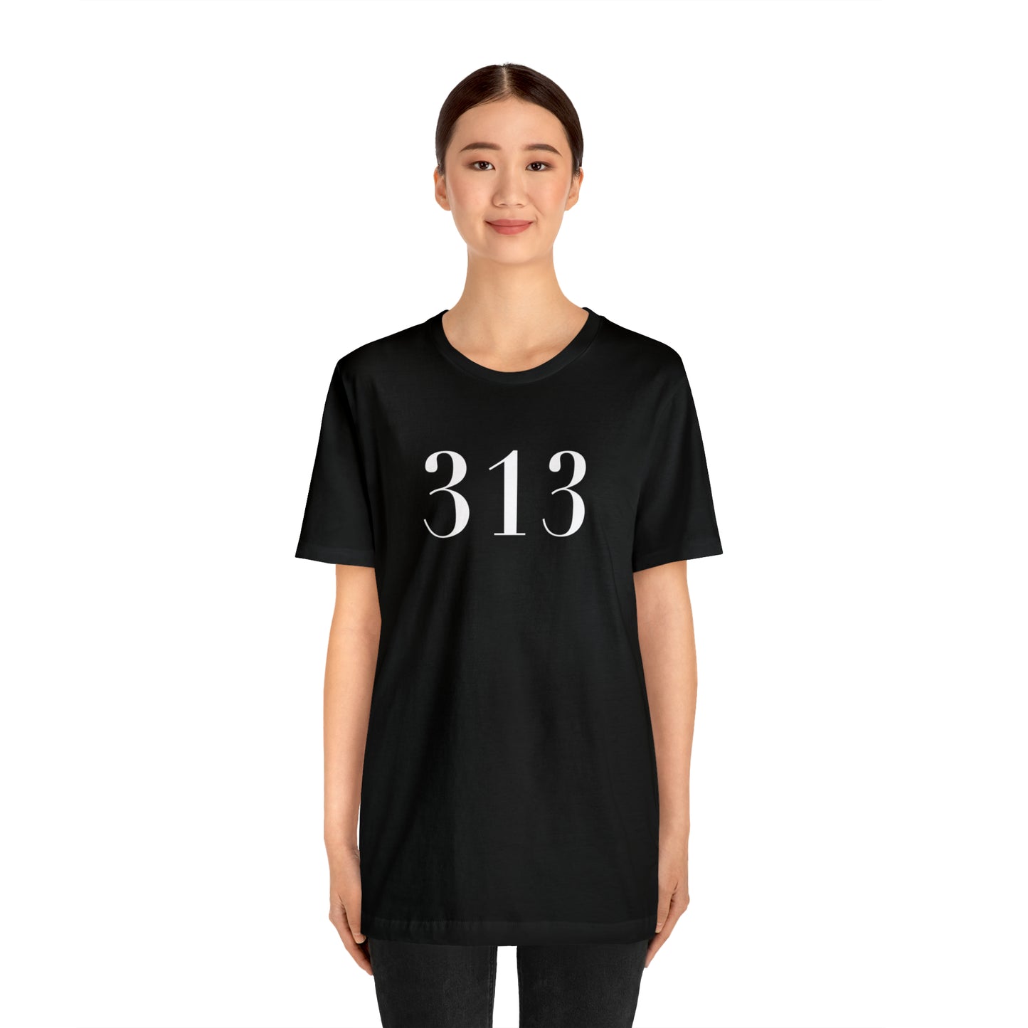 Detroit '313' T-Shirt (Didot Font) | Unisex Standard Fit