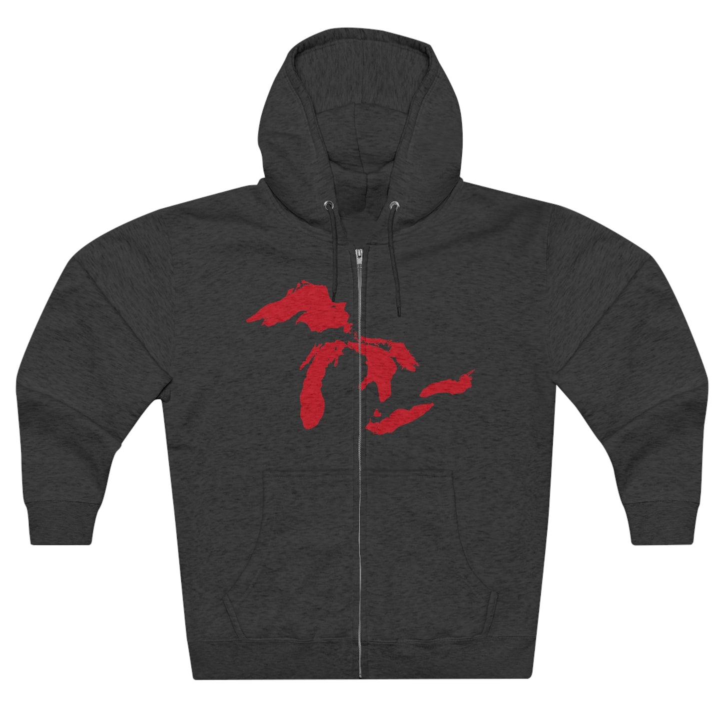 Great Lakes Hoodie (Aliform Red) | Unisex Full Zip