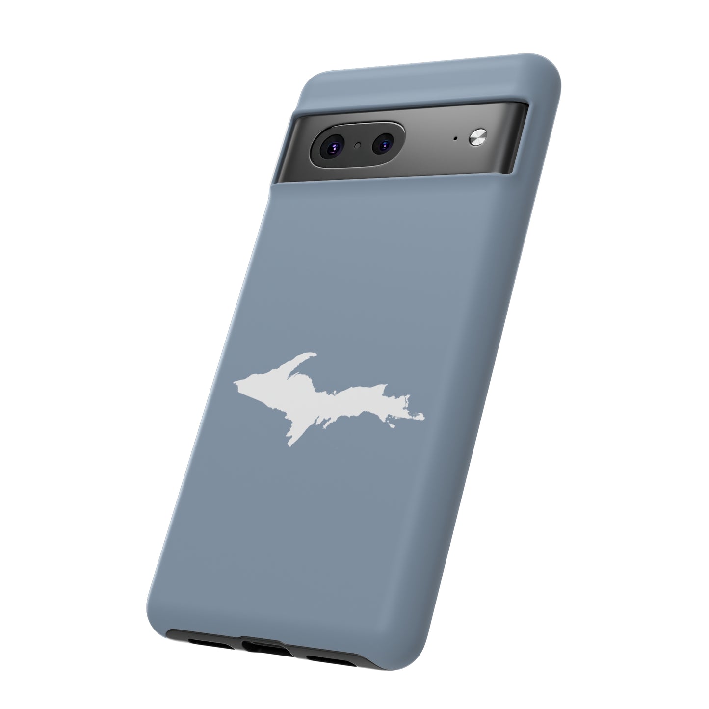 Michigan Upper Peninsula Tough Phone Case (B-24 Liberator Grey w/ UP Outline) | Samsung & Pixel Android