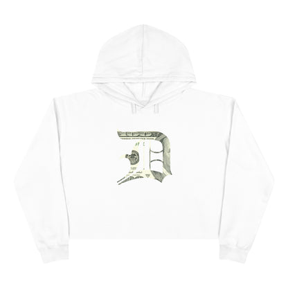 Detroit 'Old English D' Cropped Hoodie (Benjamins Edition)