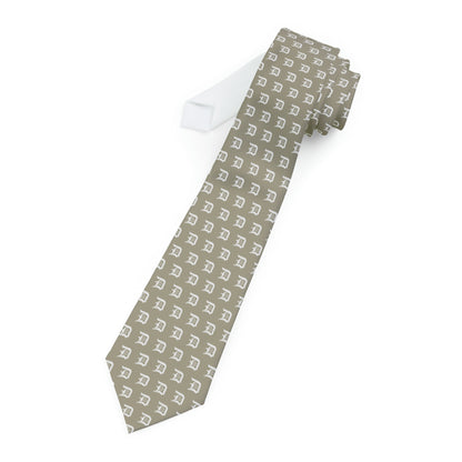 Detroit 'Old English D' Necktie | Petoskey Beige