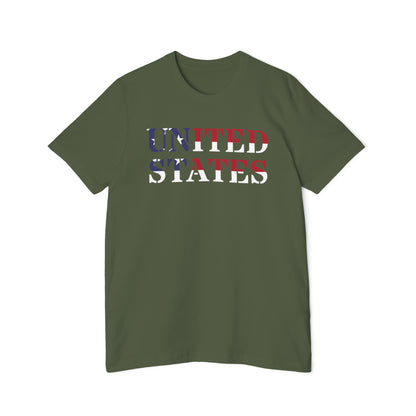 'United States' T-Shirt (Army Stencil Flag Edition) | Made in USA