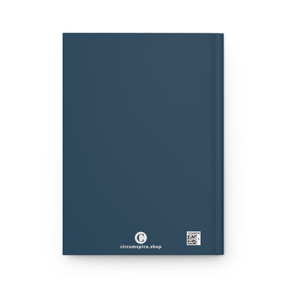 Michigan Upper Peninsula Hardcover Journal ('37 Caddie Blue w/ UP Outline) | Ruled - 150pgs