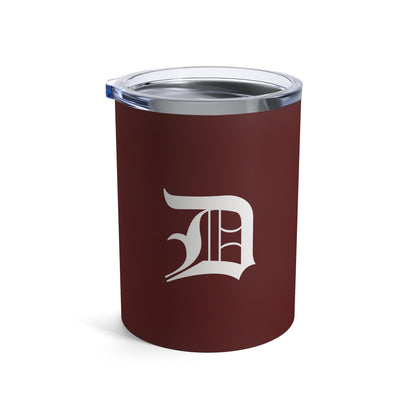 Detroit 'Old English D' Tumbler | Cherrywood Color - 10oz