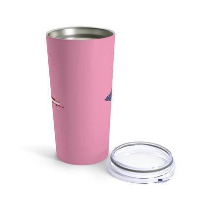 Michigan Upper Peninsula Tumbler (w/ UP USA Flag) | '67 Caddie Pink - 20oz