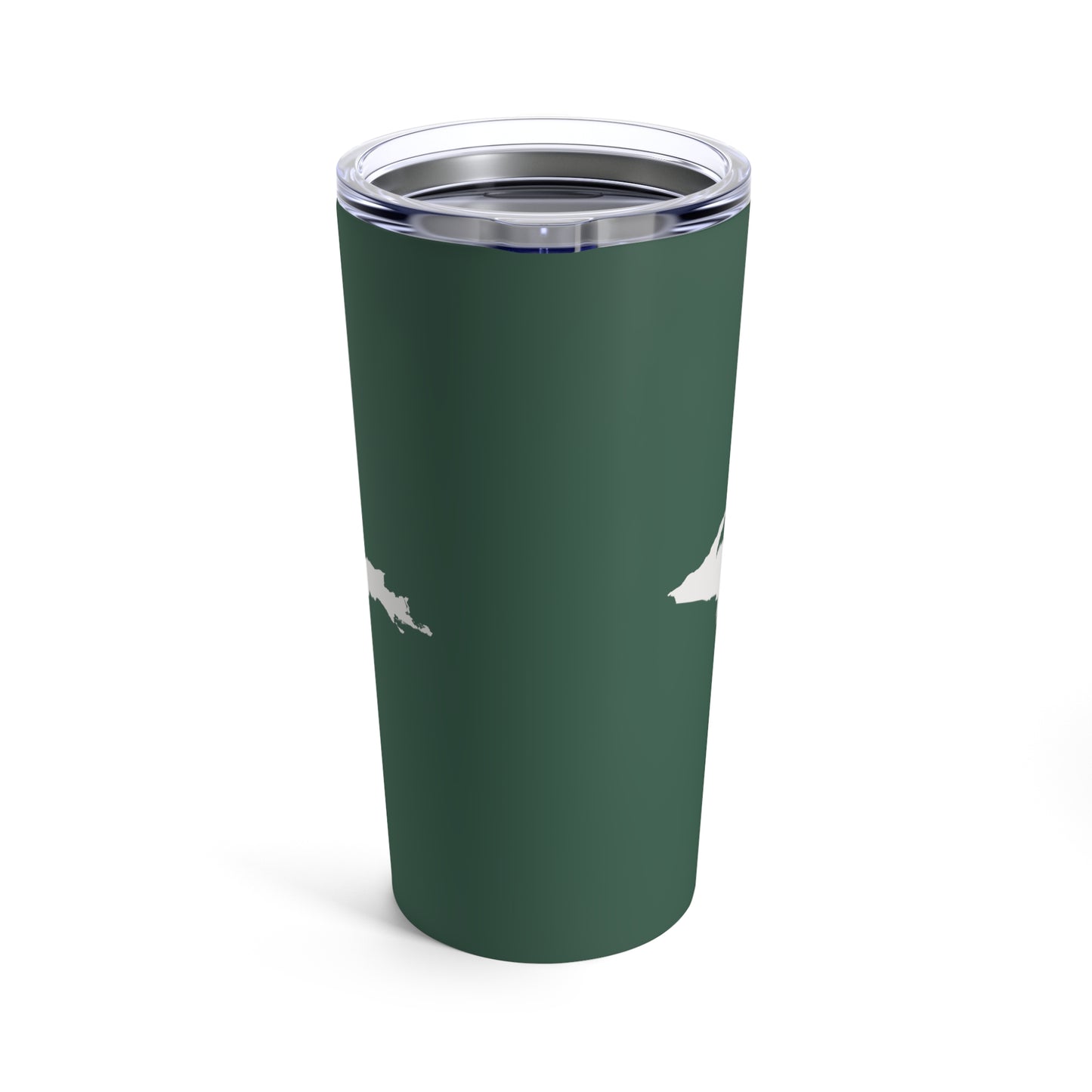 Michigan Upper Peninsula Tumbler (w/ UP Outline) | Ginger Ale Green - 20oz