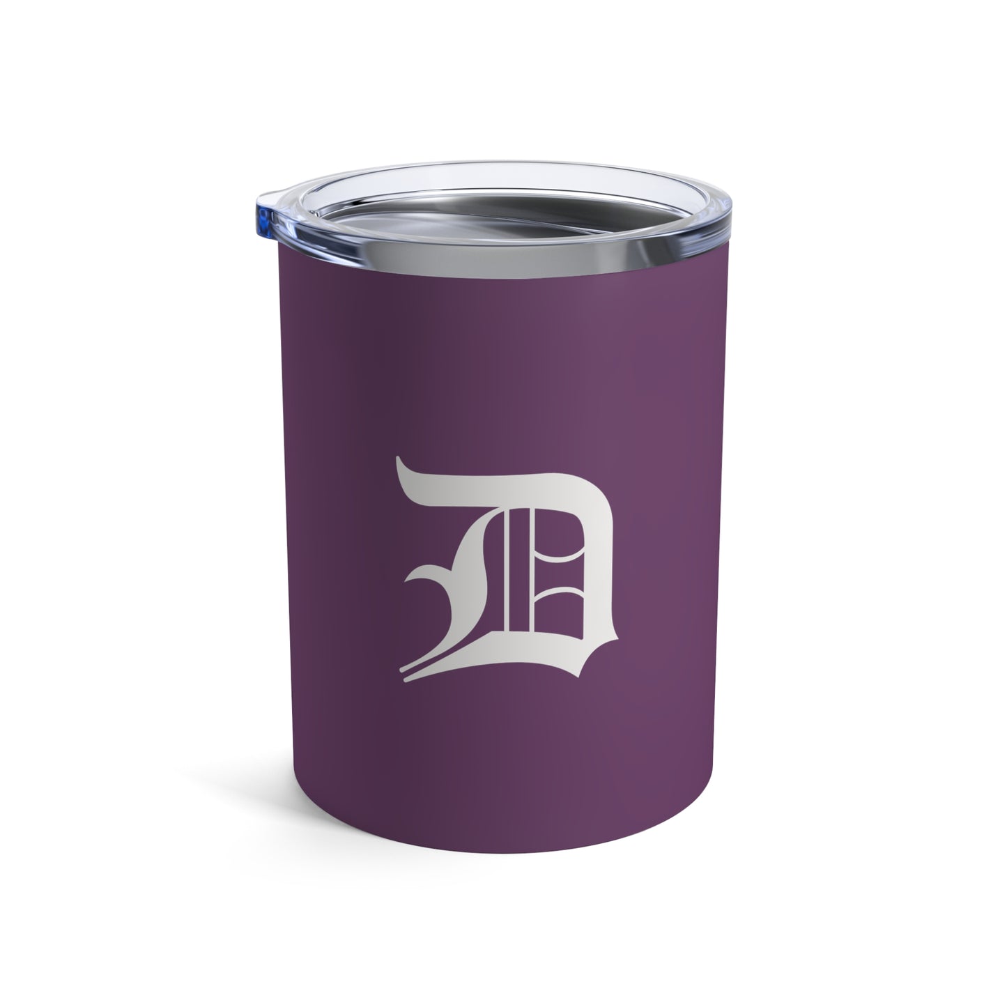 Detroit 'Old English D' Tumbler | Plum- 10oz