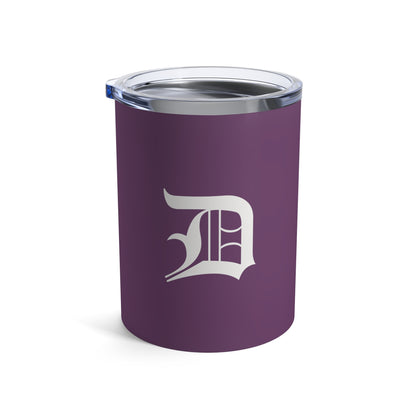 Detroit 'Old English D' Tumbler | Plum- 10oz