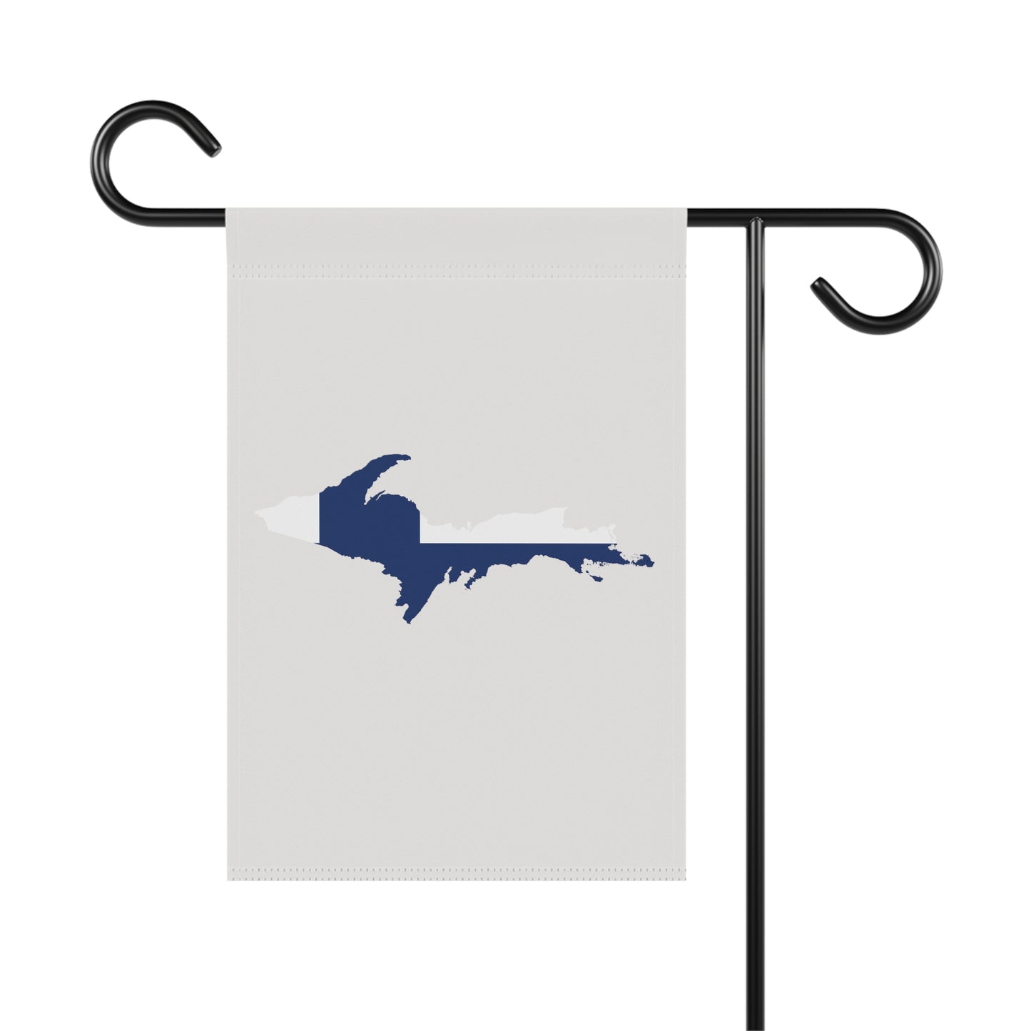 Michigan Upper Peninsula Home & Garden Flag (w/ UP Finland Flag) | Birch Bark White