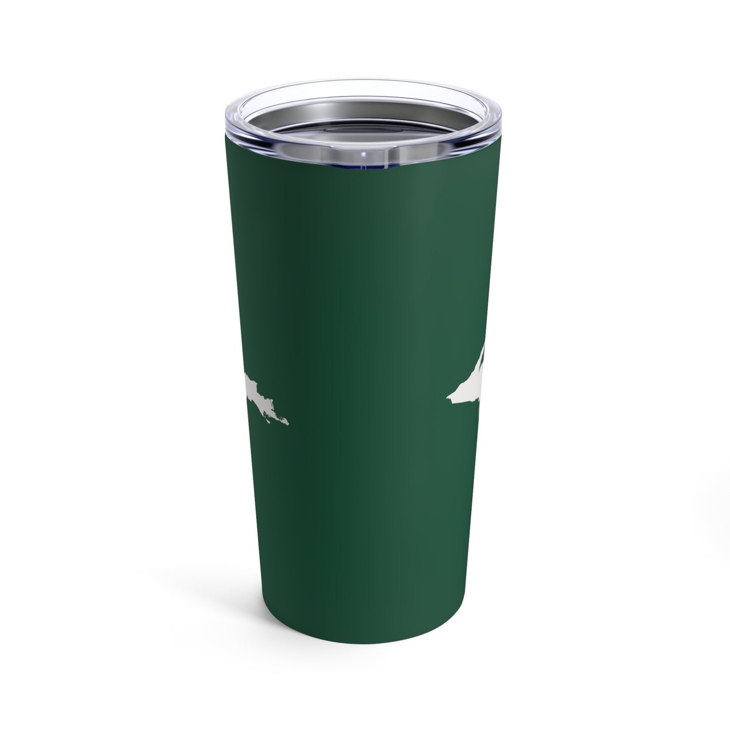 Michigan Upper Peninsula Tumbler (w/ UP Outline) | Superior Green - 20oz