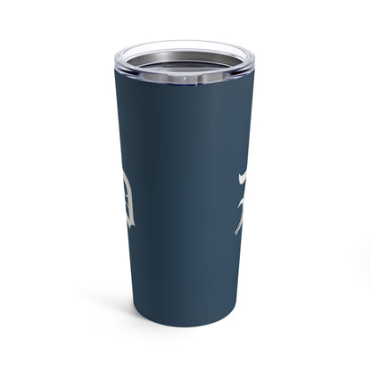 Detroit 'Old English D' Tumbler | '37 Caddie Blue - 20oz