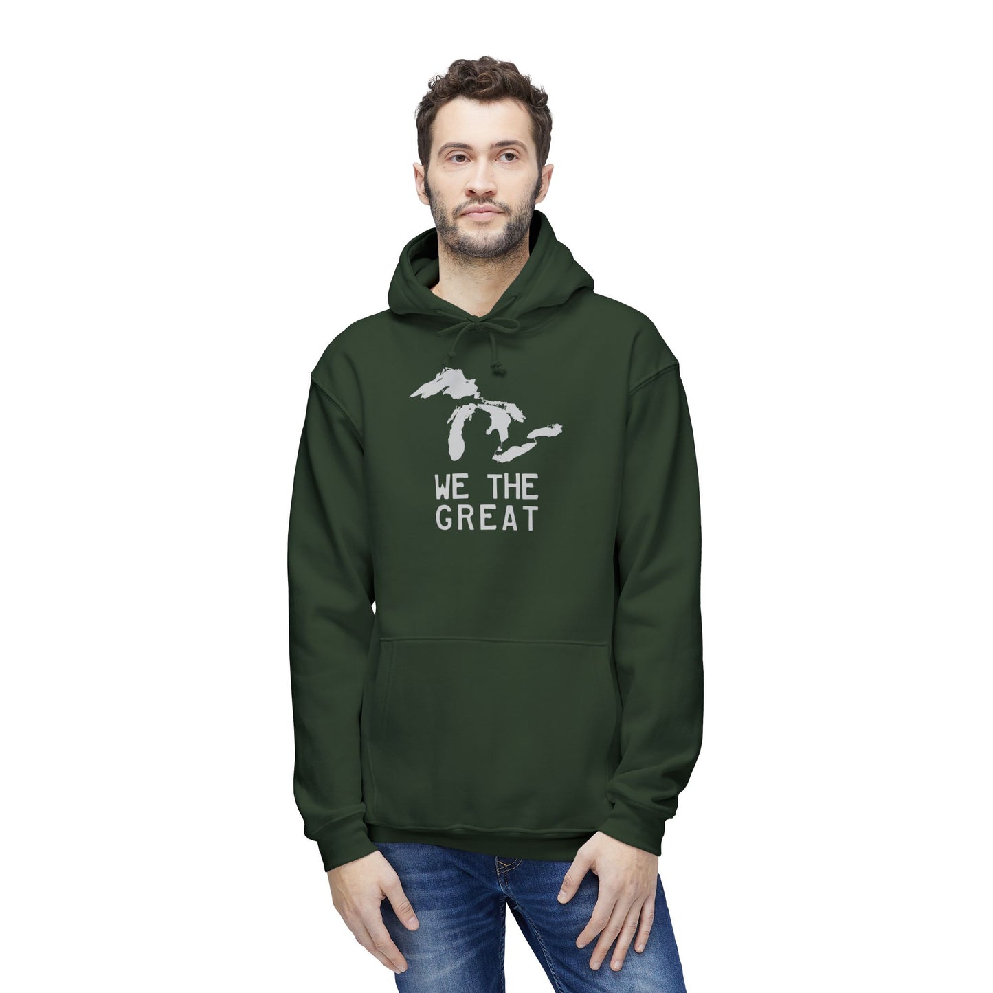 Great Lakes 'We The Great' Ultrapremium Hoodie | Made in USA - Platinum