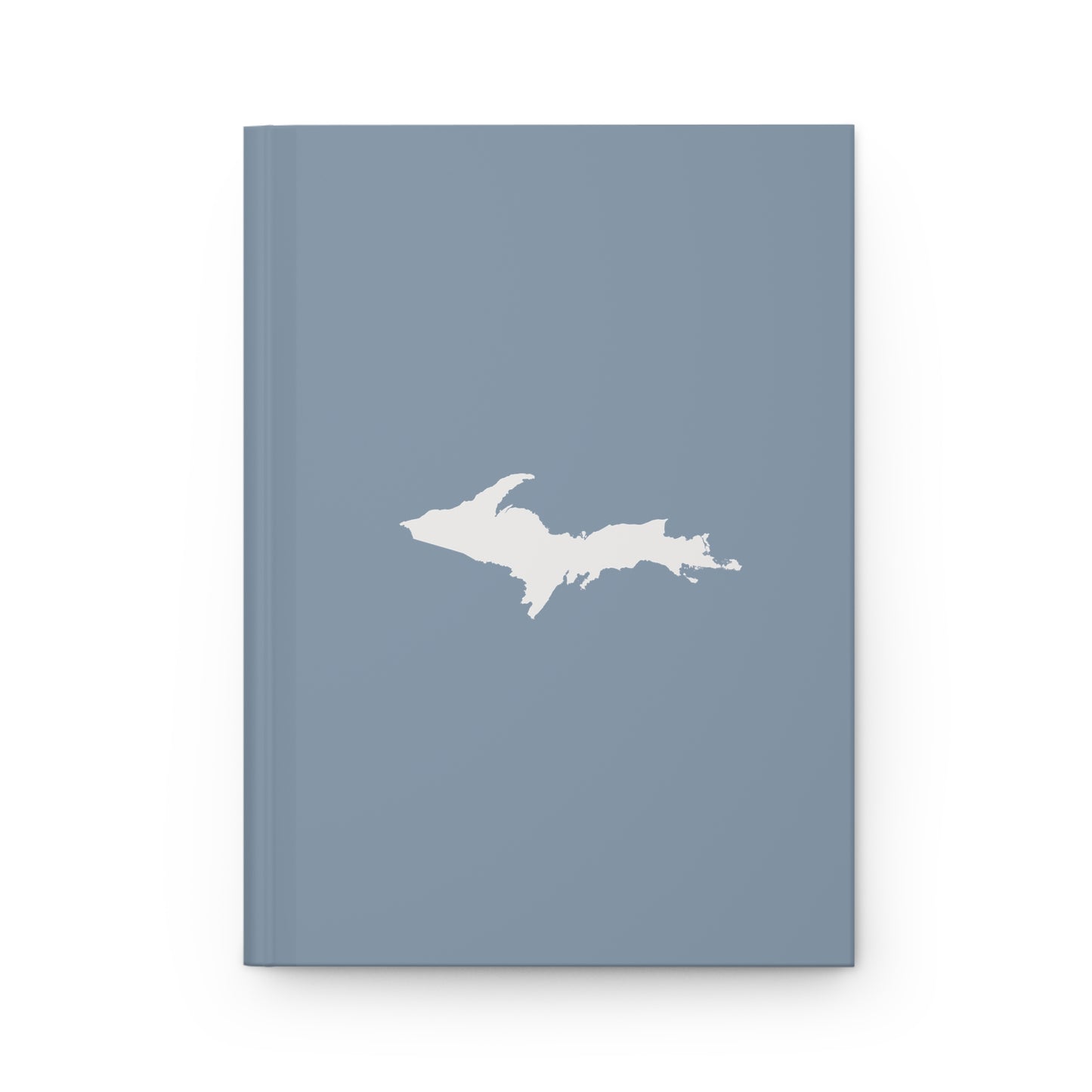 Michigan Upper Peninsula Hardcover Journal (B-24 Grey w/ UP Outline) | Ruled - 150pgs