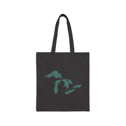 Great Lakes Light Tote Bag (Copper Green)