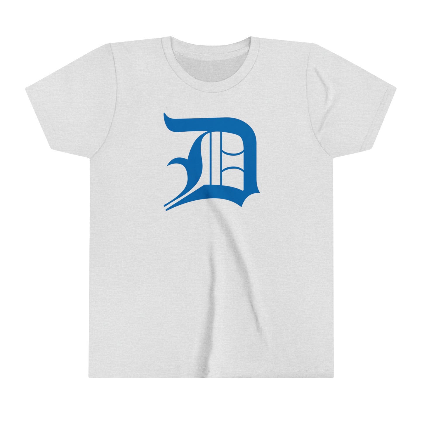 Detroit 'Old English D' T-Shirt (Azure) | Youth Short Sleeve