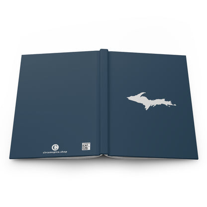 Michigan Upper Peninsula Hardcover Journal ('37 Caddie Blue w/ UP Outline) | Ruled - 150pgs