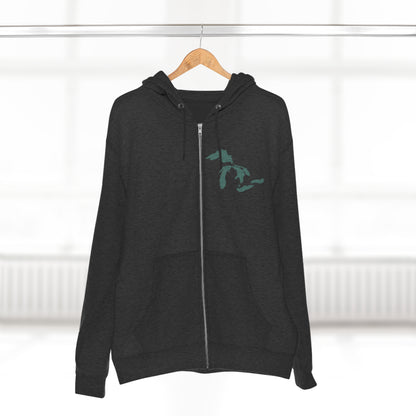 Great Lakes Hoodie (Copper Green, Mini) | Unisex Full Zip