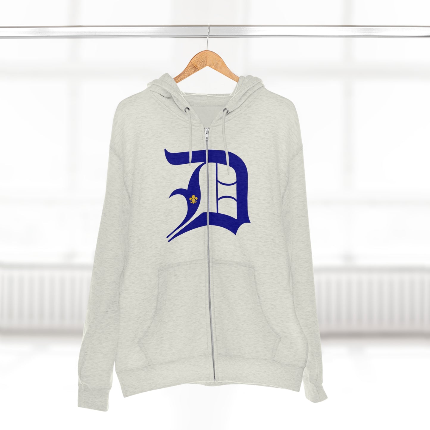 Detroit 'Old English D' Hoodie (Full-Body Founders Edition) | Unisex Full Zip