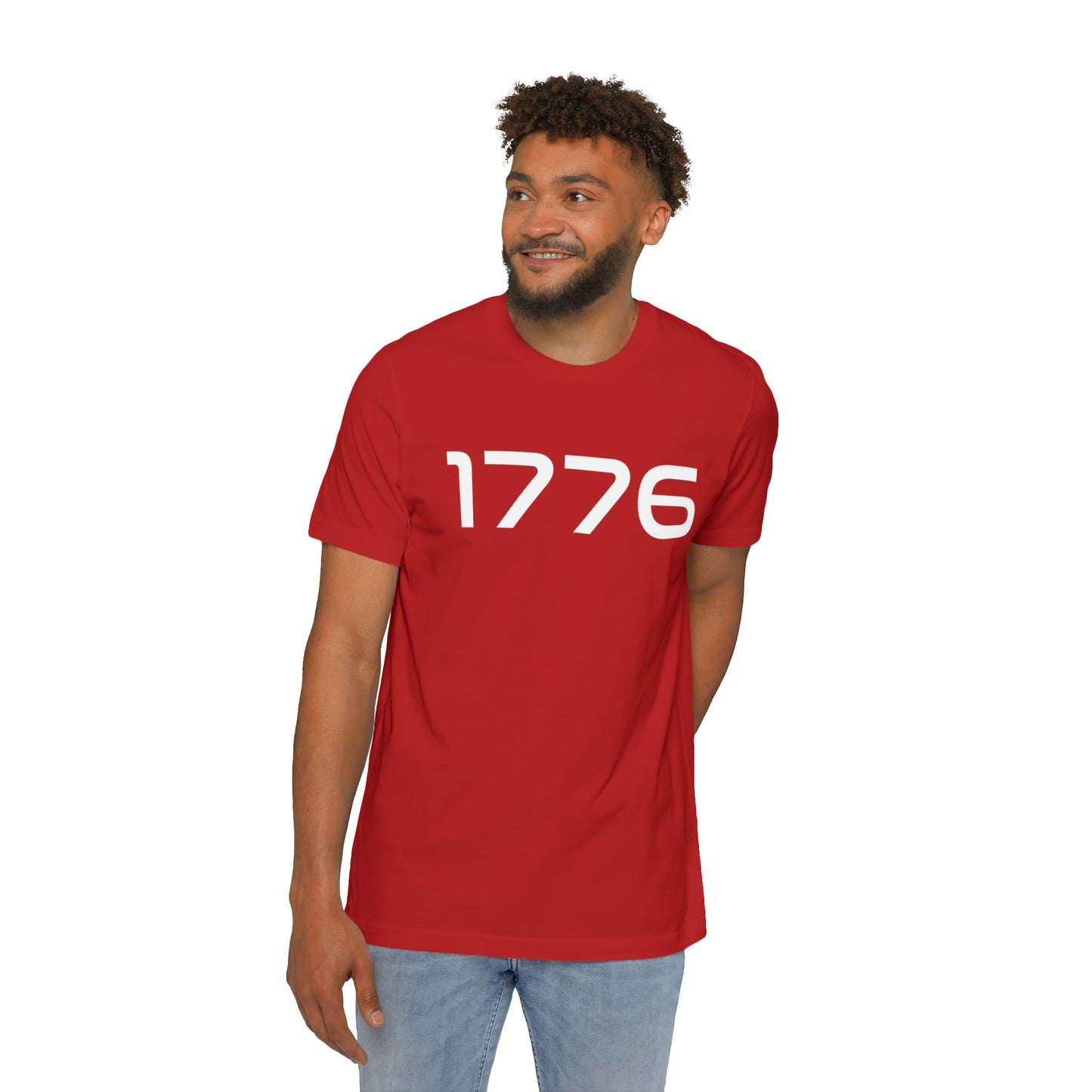 '1776' T-Shirt (Space Agency Font) | Made in USA