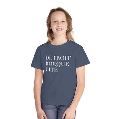 'Détroit Rocque Cité' T-Shirt | Youth Garment-Dyed