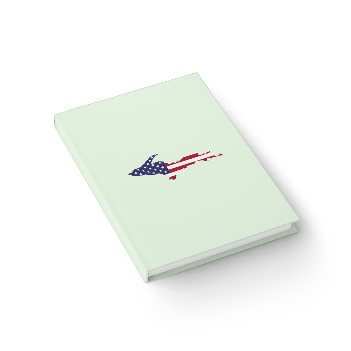 Michigan Upper Peninsula Blank Sketchbook (w/ UP USA Flag) | Dew Green