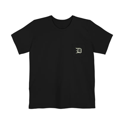 Detroit 'Old English D' Pocket T-Shirt (Benjamins Edition) | Unisex Standard