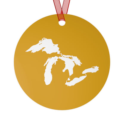 Great Lakes Christmas Ornament | Metal - Gold