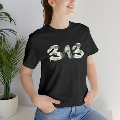 Detroit '313' T-Shirt (Benjamins Edition) | Unisex Standard