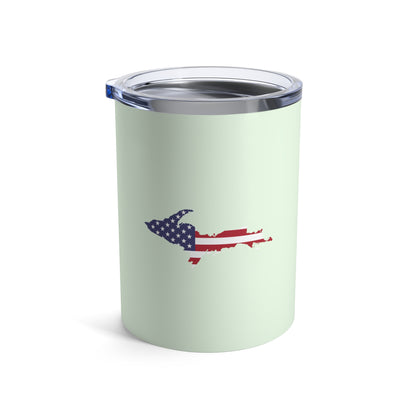 Michigan Upper Peninsula Tumbler (w/ UP USA Flag) | Dew Green - 10oz