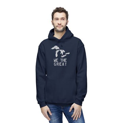 Great Lakes 'We The Great' Ultrapremium Hoodie | Made in USA - Platinum