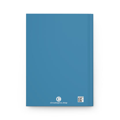 Michigan Upper Peninsula Hardcover Journal (Lake Michigan Blue w/ UP Outline) | Ruled - 150pgs