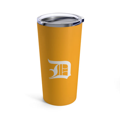 Detroit 'Old English D' Tumbler | Birch Leaf Orange - 20oz