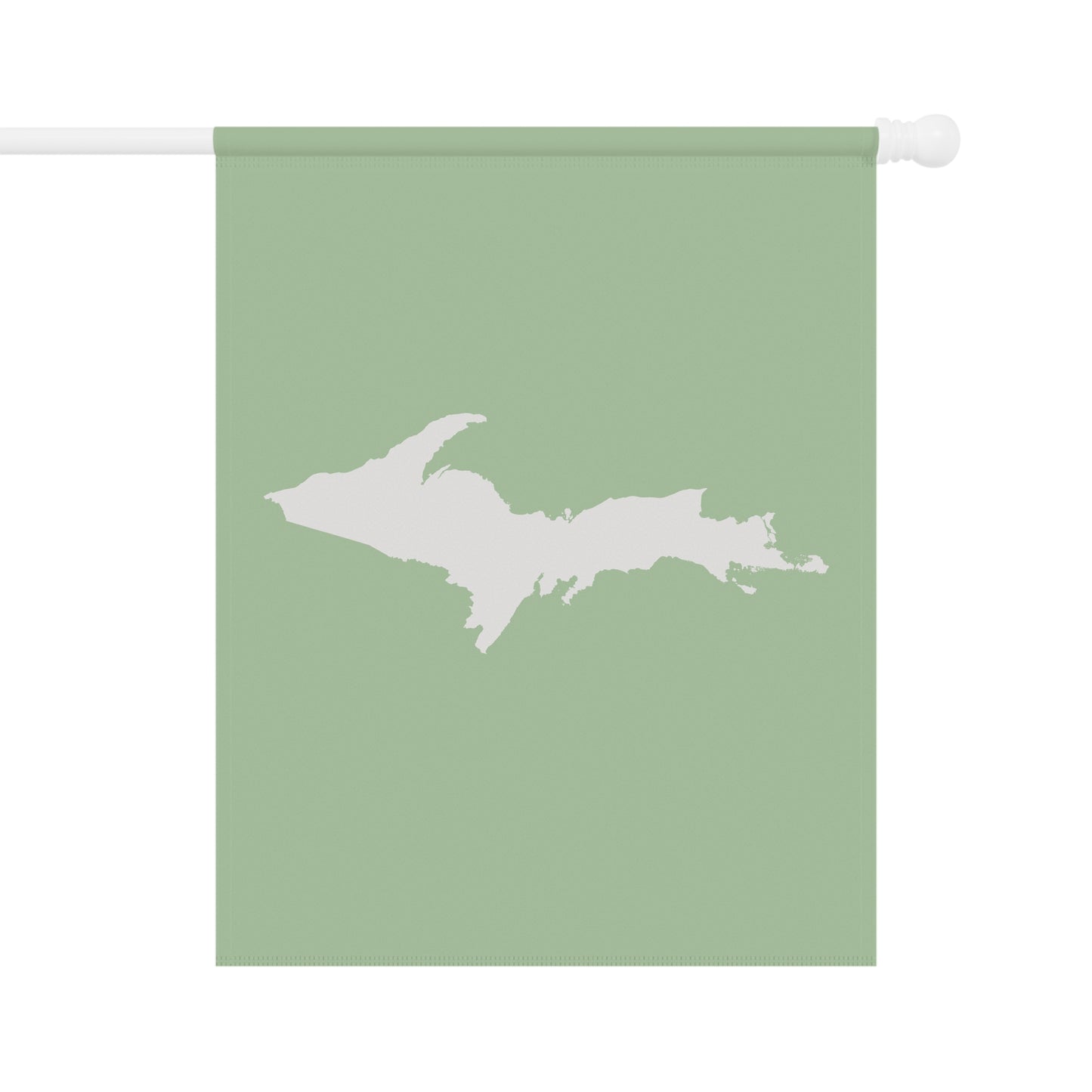 Michigan Upper Peninsula Home & Garden Flag (w/ UP Outline) | Tea Green