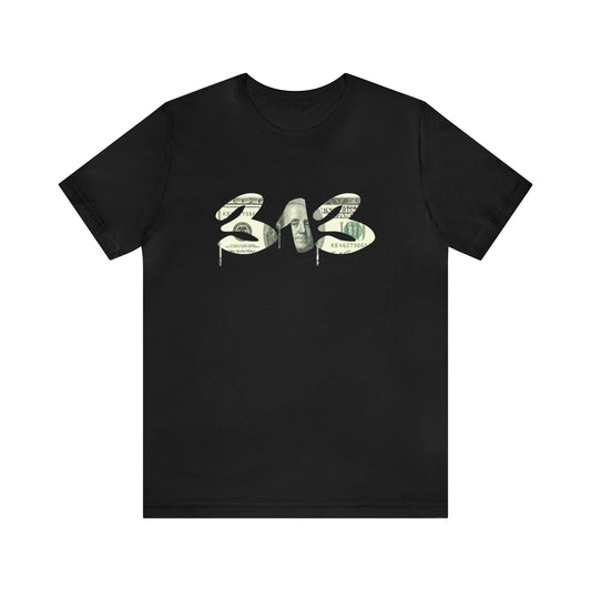 Detroit '313' T-Shirt (Benjamins Edition) | Unisex Standard