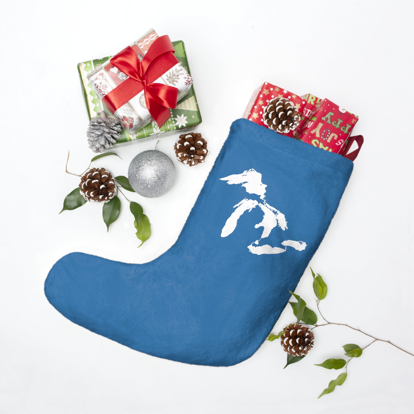 Great Lakes Christmas Stocking | Superior Blue