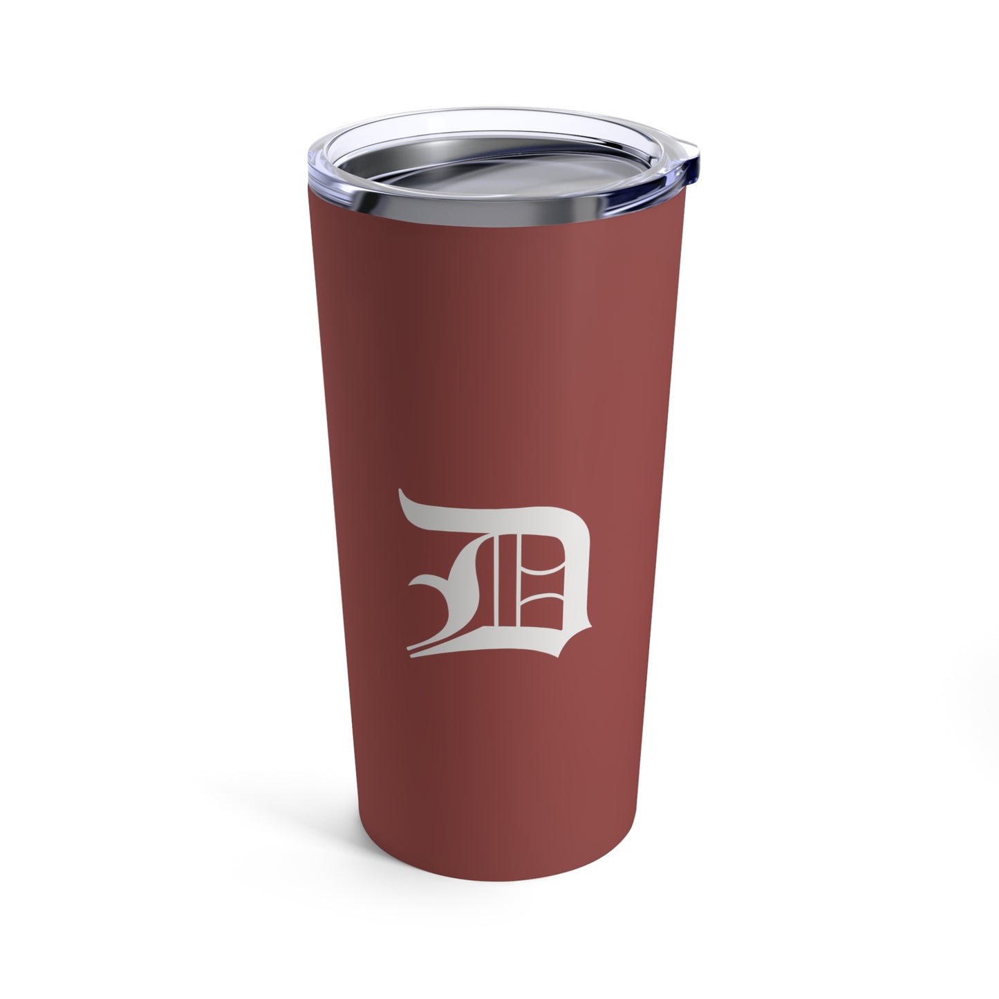 Detroit 'Old English D' Tumbler | Ore Dock Red - 20oz