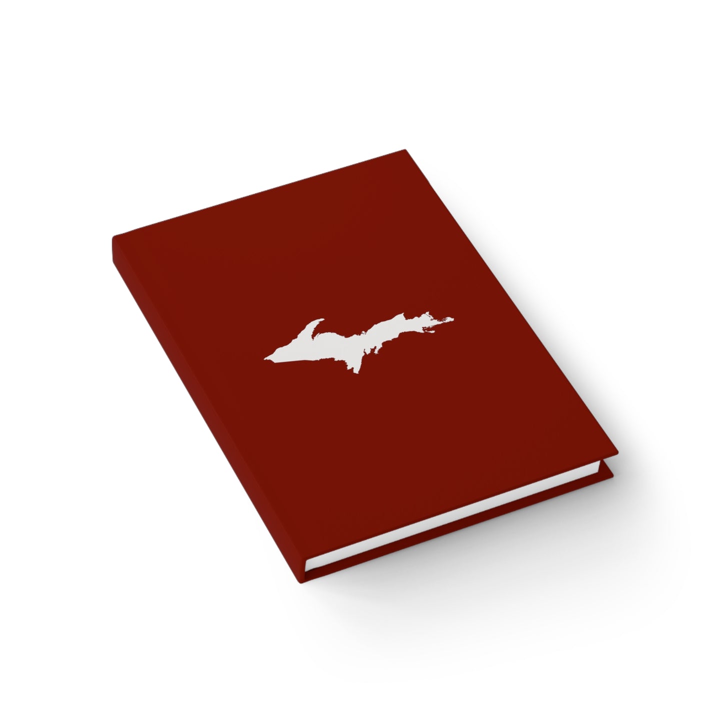 Michigan Upper Peninsula Blank Sketchbook (w/ UP Outline) | Cherryland Red