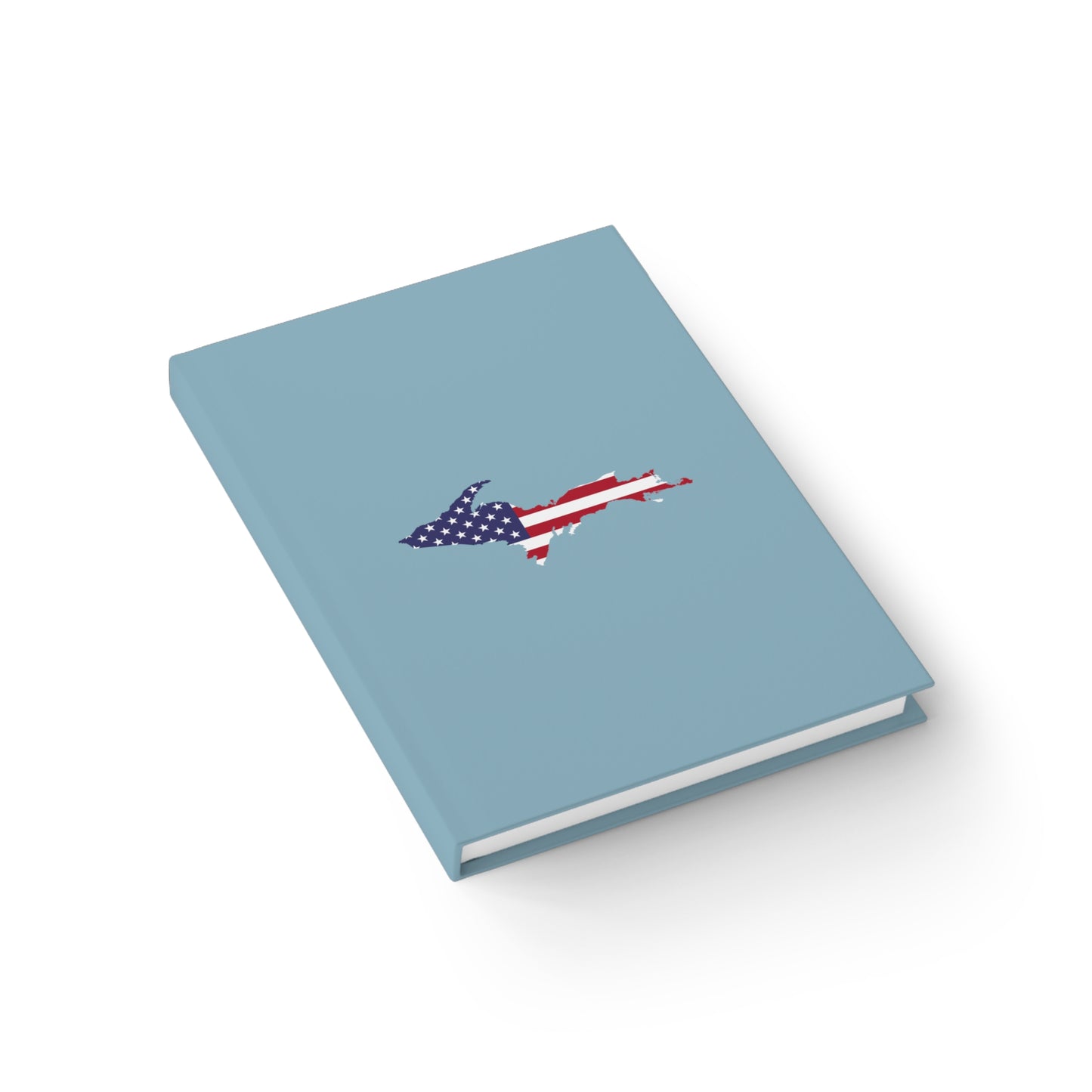 Michigan Upper Peninsula Blank Sketchbook (w/ UP USA Flag) | Opal Blue