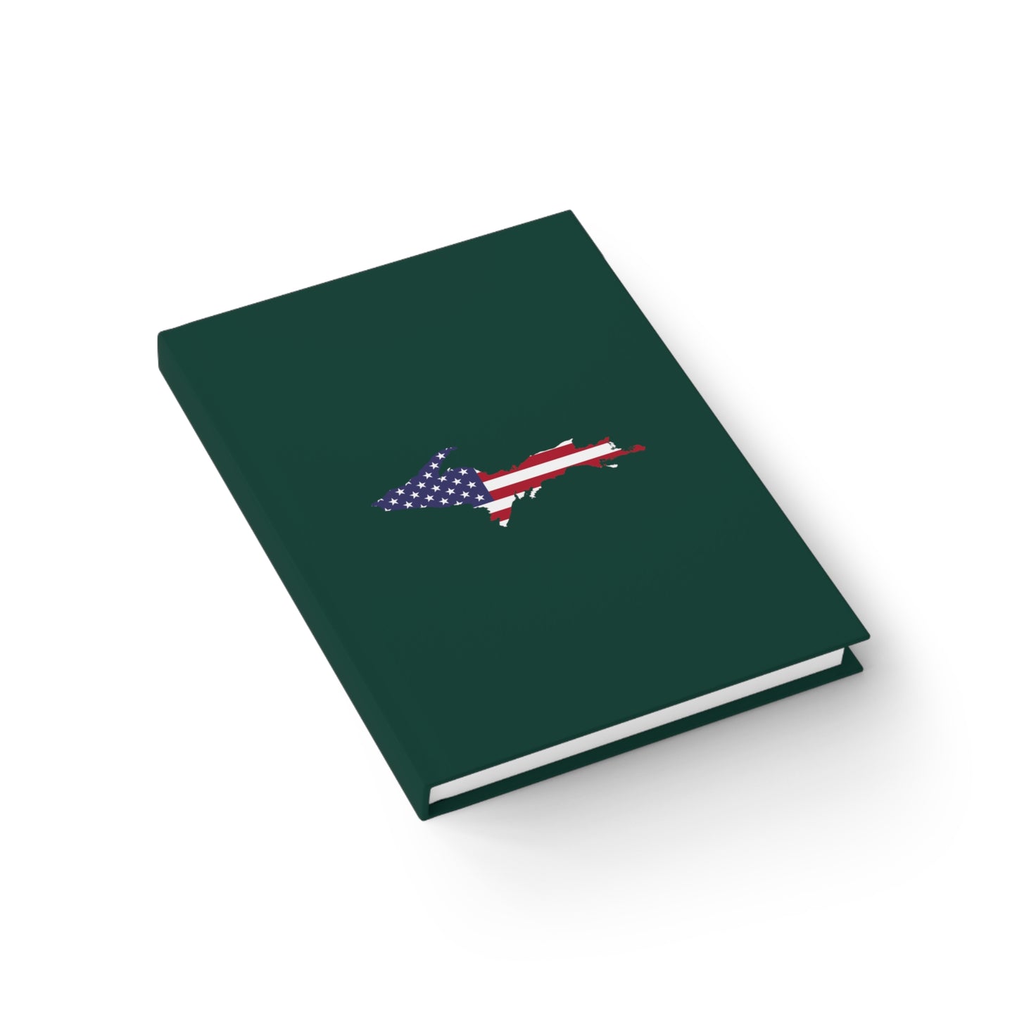 Michigan Upper Peninsula Blank Sketchbook (w/ UP USA Flag) | Laconic Green