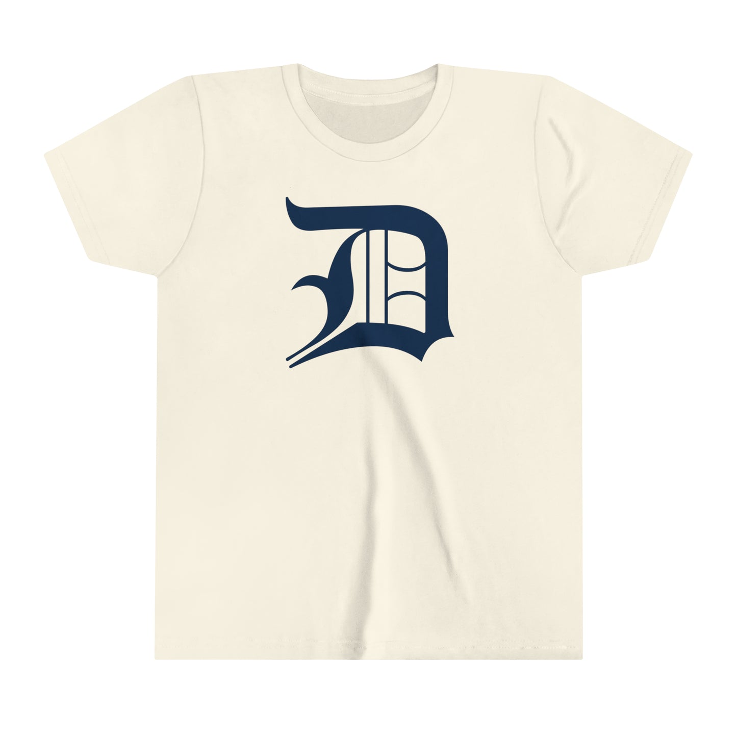 Detroit 'Old English D' T-Shirt | Youth Short Sleeve