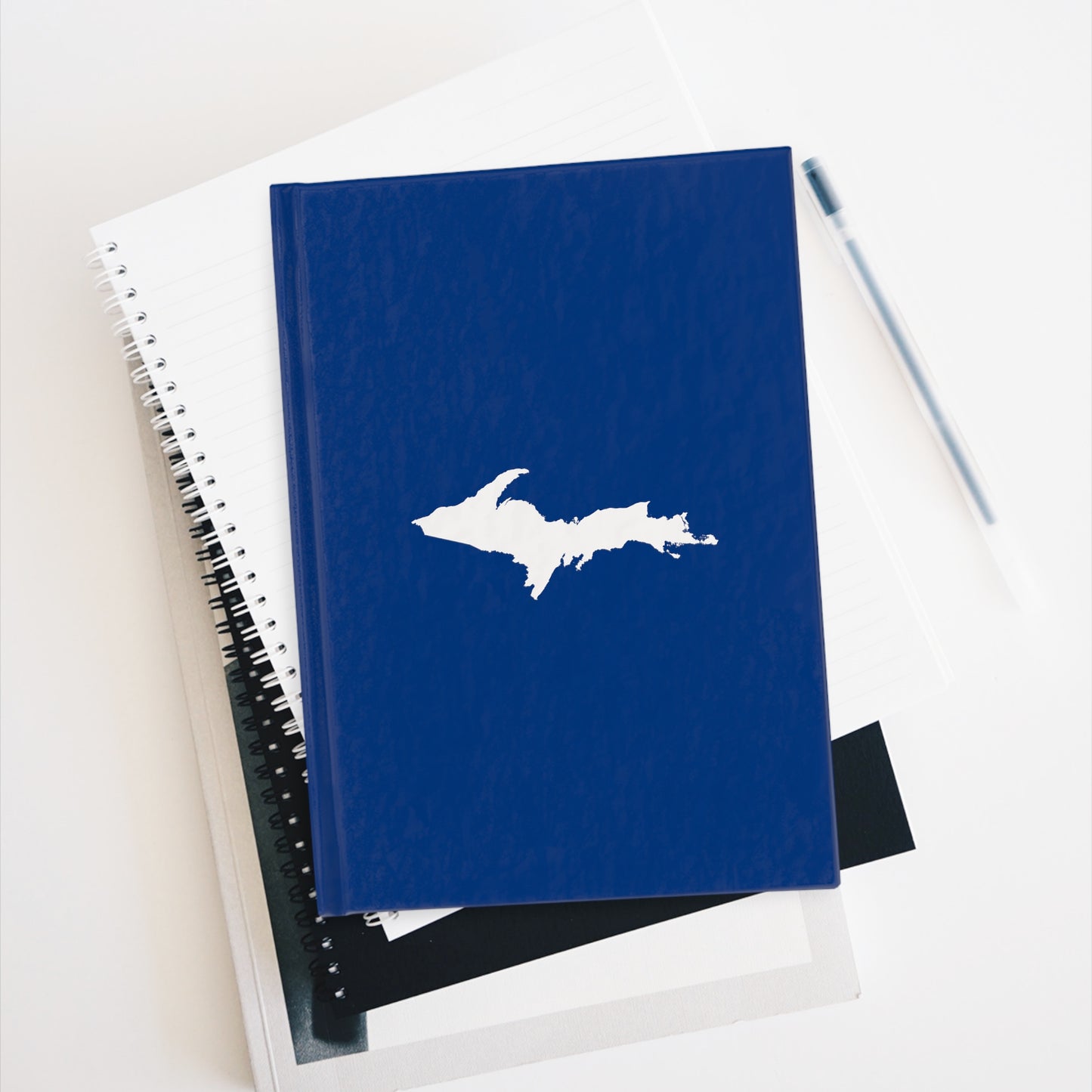 Michigan Upper Peninsula Blank Sketchbook (w/ UP Outline) | Dearborn Blue