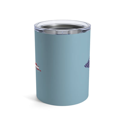 Michigan Upper Peninsula Tumbler (w/ UP USA Flag) | Opal Blue - 10oz