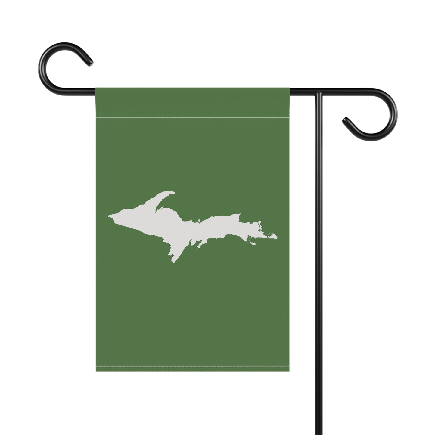 Michigan Upper Peninsula Home & Garden Flag (w/ UP Outline) | Pine Green