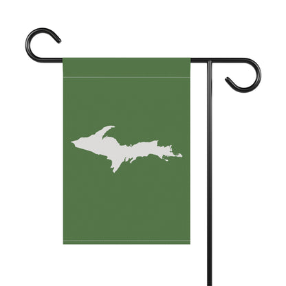 Michigan Upper Peninsula Home & Garden Flag (w/ UP Outline) | Pine Green